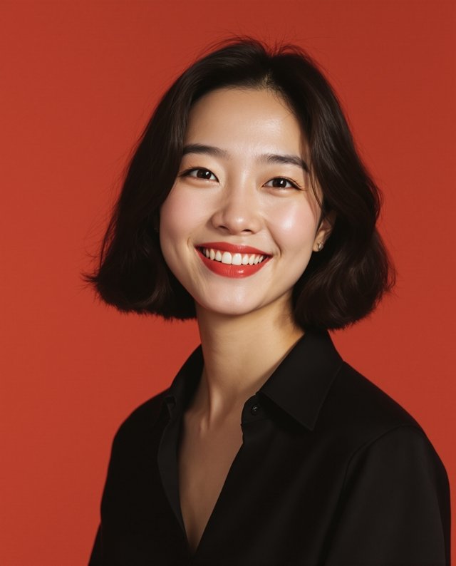 女性导演殷若昕的肖像照